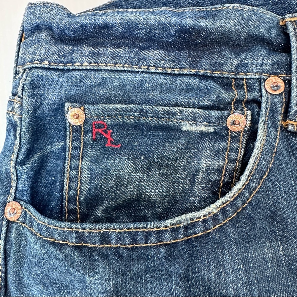 Ralph Lauren Blue Straight Men's Jeans - Picture 5 of 11
